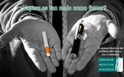 ¿Es vapear tan malo como fumar?